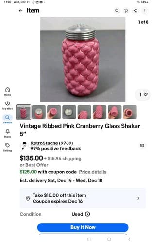 Vintage Sugar Shakers Set Of 3 - Thumbnail 4