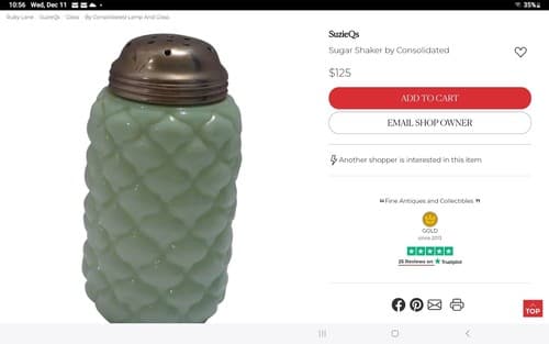 Vintage Sugar Shakers Set Of 3 - Thumbnail 3