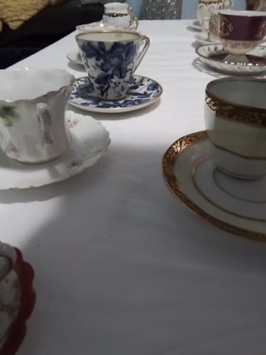 Lot Of 24 Vintage Tea Cups And Saucers 1800's Early 1900's - Thumbnail 12