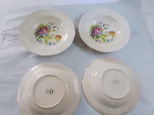 Vintage Cornet Salad Plates Lot Of 4 - Image 1