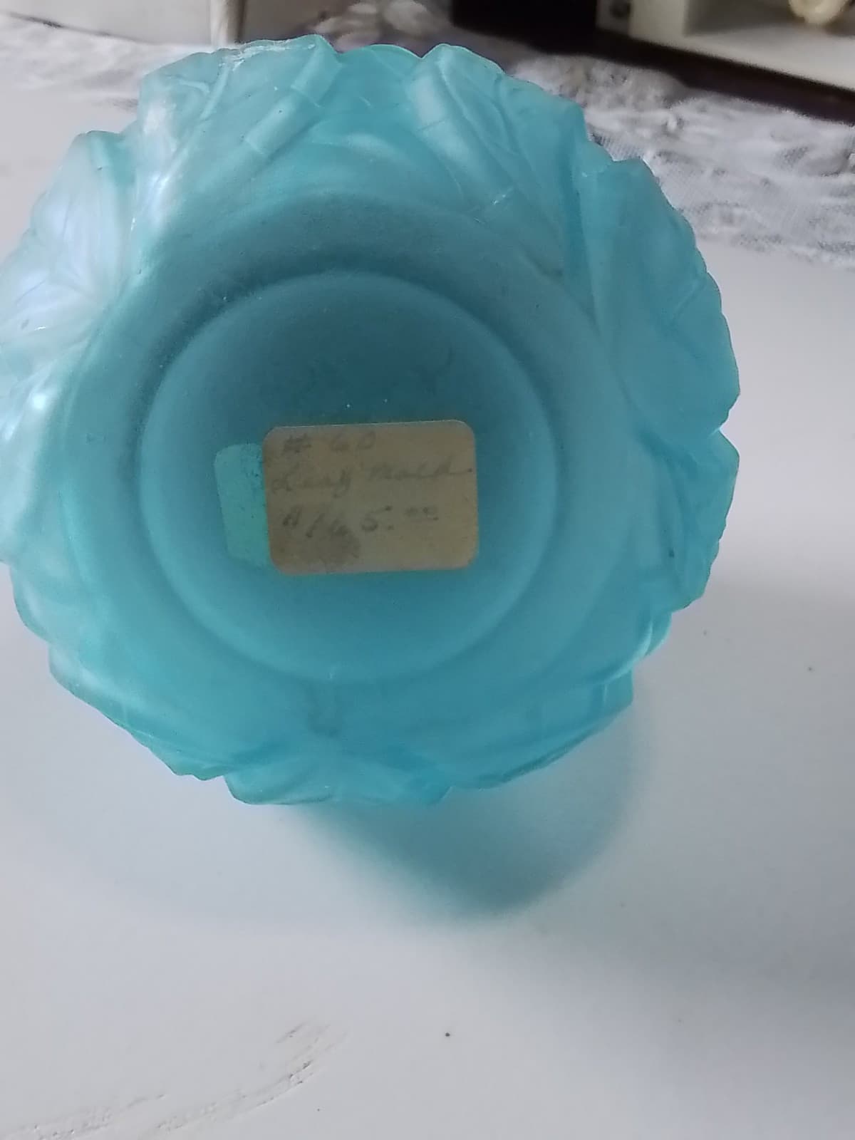 Vintage Leaf Mark Sugar Shaker 1800's - Thumbnail 3