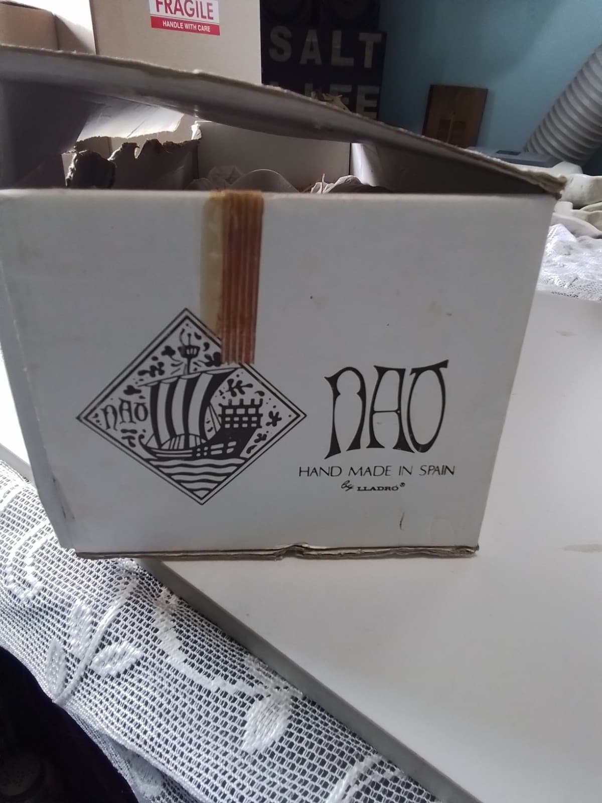 1980 Vintage Nao Lladro Dama Gallardo Porcelain Figurine no. 292 - Thumbnail 5