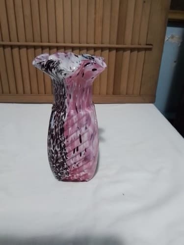 vintage murano art glass vase