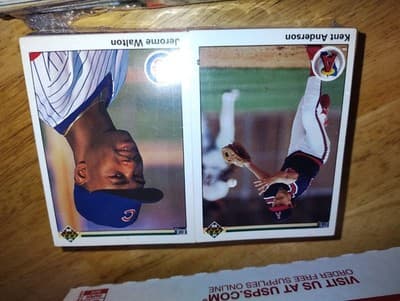 Mystery Box Vintage Baseball Cards Lot Of 200 Cards - Thumbnail 2