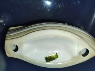 Vintage 1960's Paul Sebastian Porcelain Figurine " Fishing With Grandfather" - Thumbnail 3