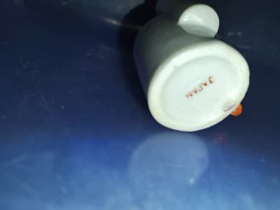 Mid Century Japanese Ceramic Figurine Sm Vase - Thumbnail 3