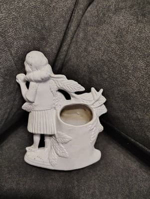 Vintage Karl Unger Porcelain Girl / Planter DEP 18969 - Thumbnail 2