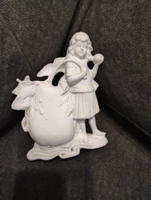 Vintage Karl Unger Porcelain Girl / Planter DEP 18969
