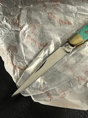 Frost Cutlery Little Toothpick Jigged Bone Pocket Folder Folding Knife 14-162GJB - Thumbnail 5