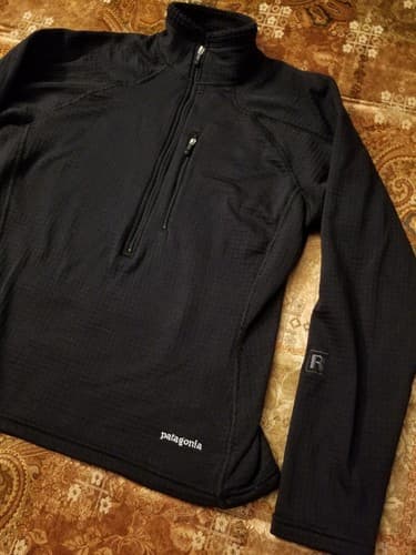Vintage Patagonia Women’s R1 Flash Pullover Sweater Halfzip Polartec Waffle Sz S - Thumbnail 3