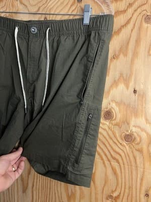 Vuori Ripstop Shorts Mens XL V370 Drawstring Elastic Waist 8" Inseam Pockets - Thumbnail 7