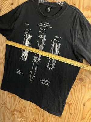Filson T-Shirt Pioneer Hunting Knife Graphic Short Sleeve Made in USA Men's XL - Thumbnail 10