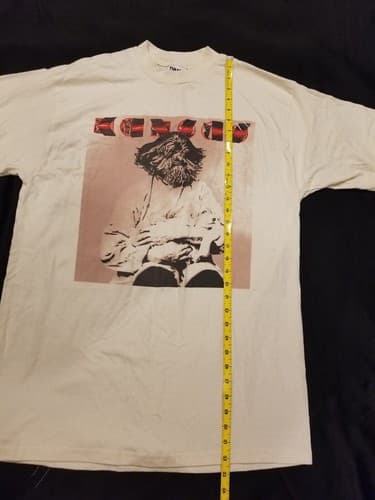 KANSAS Tee Freaks Of Nature Cover Rock Band Unisex T-Shirt Mens XL Cream White - Thumbnail 7