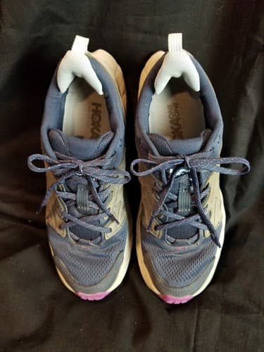 Hoka One One Women's 9B Anacapa Breeze Low Baked Blue Grey 1127921 OSHM Running - Thumbnail 7
