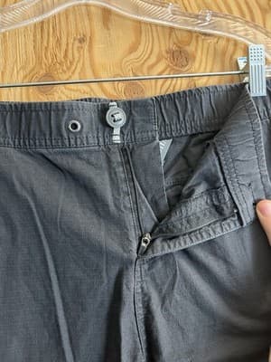 Vuori Pants Womens XL Gray Ripstop Cotton Elastane Drawstring Jogger Trail VW401 - Thumbnail 8