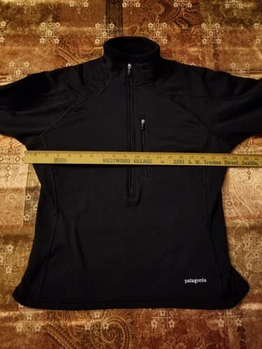 Vintage Patagonia Women’s R1 Flash Pullover Sweater Halfzip Polartec Waffle Sz S - Thumbnail 9