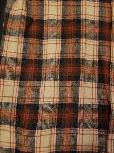 VTG Pendleton Wool Shirt Sir Pendleton Brown Red Plaid Button Up Sz XL Vintage - Thumbnail 3