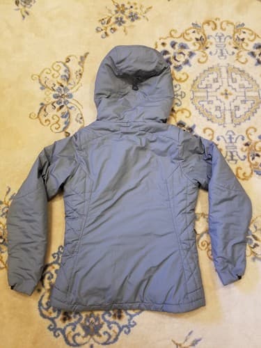 Patagonia Women's Micro Puff Hoody Nickel Grey Pink Size XS Small Puffer 83988 - Thumbnail 3