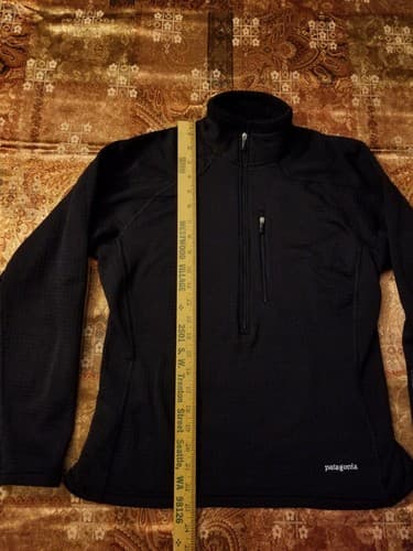 Vintage Patagonia Women’s R1 Flash Pullover Sweater Halfzip Polartec Waffle Sz S - Thumbnail 8