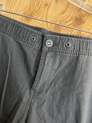 Vuori Pants Womens XL Gray Ripstop Cotton Elastane Drawstring Jogger Trail VW401 - Thumbnail 4
