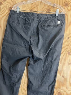 Vuori Pants Womens XL Gray Ripstop Cotton Elastane Drawstring Jogger Trail VW401 - Thumbnail 6