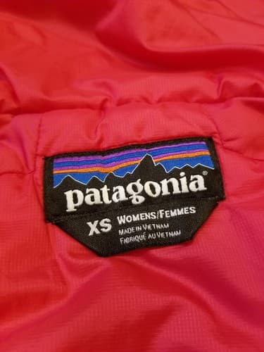Patagonia Women's Micro Puff Hoody Nickel Grey Pink Size XS Small Puffer 83988 - Thumbnail 5