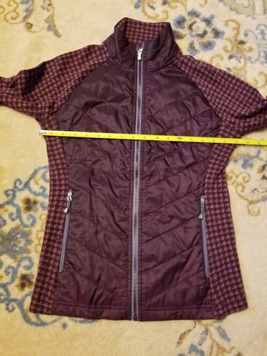 Smartwool Womens S Double Propulsion 60 Hoodie Jacket Coat Purple Hybrid Wool - Thumbnail 13