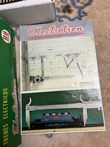 RARE Vtg Electrotren 3002 HO Scale AC Train Electric Set SPAIN Tren Mercancias - Thumbnail 3