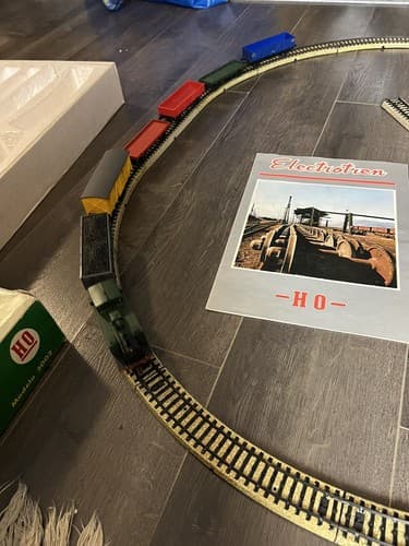 RARE Vtg Electrotren 3002 HO Scale AC Train Electric Set SPAIN Tren Mercancias - Thumbnail 10