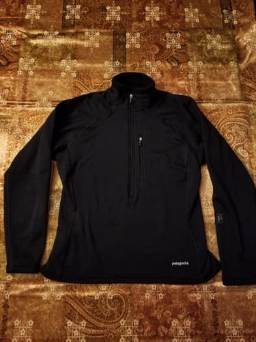 Vintage Patagonia Women’s R1 Flash Pullover Sweater Halfzip Polartec Waffle Sz S - Thumbnail 2