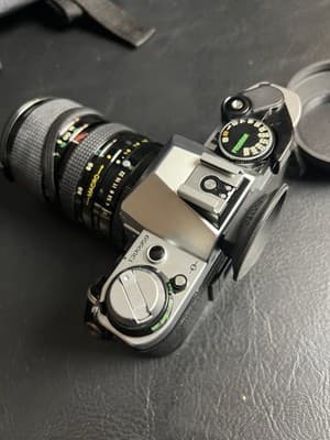 Canon AE-1 Program 35mm SLR Film Camera with Access Telescopic 35-70mm READ - Thumbnail 7