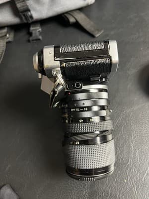 Canon AE-1 Program 35mm SLR Film Camera with Access Telescopic 35-70mm READ - Thumbnail 8