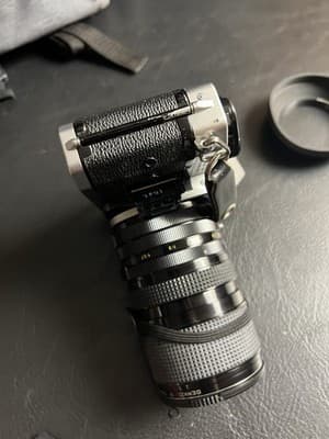 Canon AE-1 Program 35mm SLR Film Camera with Access Telescopic 35-70mm READ - Thumbnail 10