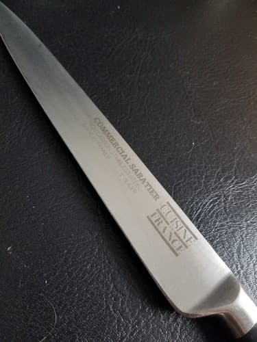 COMMERCIAL SABATIER Cuisine De France High Carbon Stainless Knife 8" Slicer - Thumbnail 3
