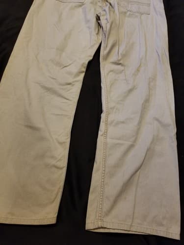 Vintage Kikwear 91 Y2K Skate/Rave Khaki Pants Mens 38x31 Beige White Skateboard - Thumbnail 10