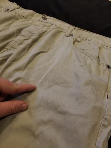 Vintage Kikwear 91 Y2K Skate/Rave Khaki Pants Mens 38x31 Beige White Skateboard - Thumbnail 5