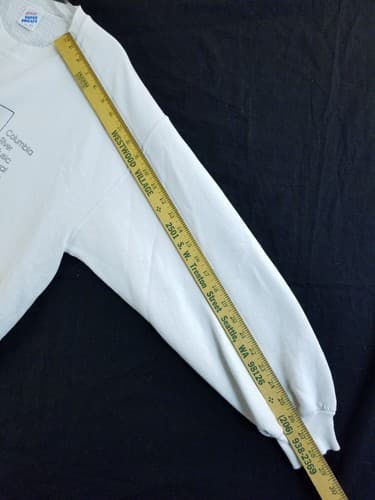 VTG Mozart Head Columbia River Music FESTIVAL 91 Concert White L Sweatshirt - Thumbnail 10
