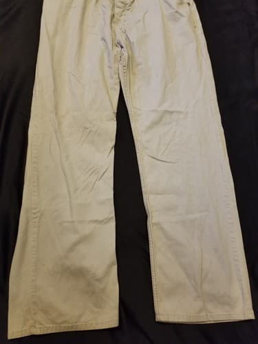 Vintage Kikwear 91 Y2K Skate/Rave Khaki Pants Mens 38x31 Beige White Skateboard - Thumbnail 4