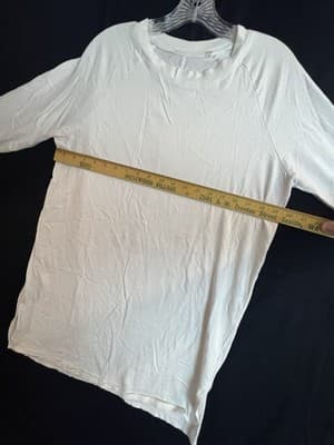 FOG Fear of God White Crew Neck Shirt Mens S Collection One 2015-2016 Long Sleev - Thumbnail 4