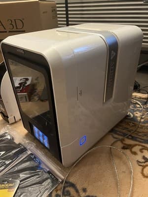 AFINIA 3D Printer H400-01 DESKTOP Lot Tested Works Great Spool Gloves Cutter Etc - Thumbnail 2