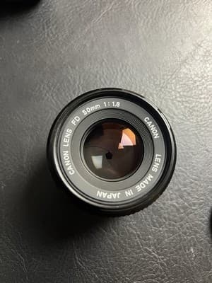 Canon FD 50mm 1:1.8 For Canon FD Mount 35mm Japan Hoya Filter 1B Skylight Covers - Thumbnail 8
