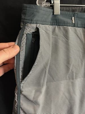 VUORI Cruise Board Shorts Swim Trunks Men 38 Multi Striped Performance Stretch - Thumbnail 4