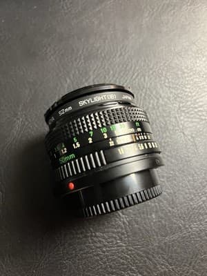 Canon FD 50mm 1:1.8 For Canon FD Mount 35mm Japan Hoya Filter 1B Skylight Covers - Thumbnail 11