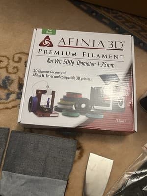 AFINIA 3D Printer H400-01 DESKTOP Lot Tested Works Great Spool Gloves Cutter Etc - Thumbnail 7