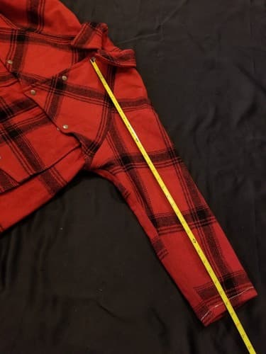 VTG 50s Mackinaw Cruiser Hercules Sears Wool Plaid Jacket M/L ShirtJac filson - Thumbnail 14