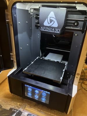 AFINIA 3D Printer H400-01 DESKTOP Lot Tested Works Great Spool Gloves Cutter Etc - Thumbnail 3
