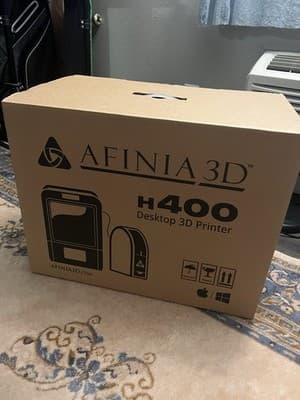 AFINIA 3D Printer H400-01 DESKTOP Lot Tested Works Great Spool Gloves Cutter Etc - Thumbnail 14