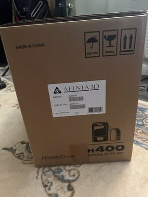 AFINIA 3D Printer H400-01 DESKTOP Lot Tested Works Great Spool Gloves Cutter Etc - Thumbnail 15