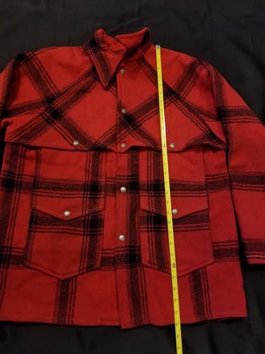 VTG 50s Mackinaw Cruiser Hercules Sears Wool Plaid Jacket M/L ShirtJac filson - Thumbnail 12