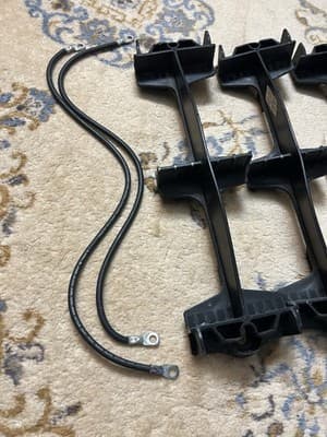 Yamaha G29 Drive 2 Golf Cart Battery Bracket Receptacle Tie Down 48V Cables - Thumbnail 2